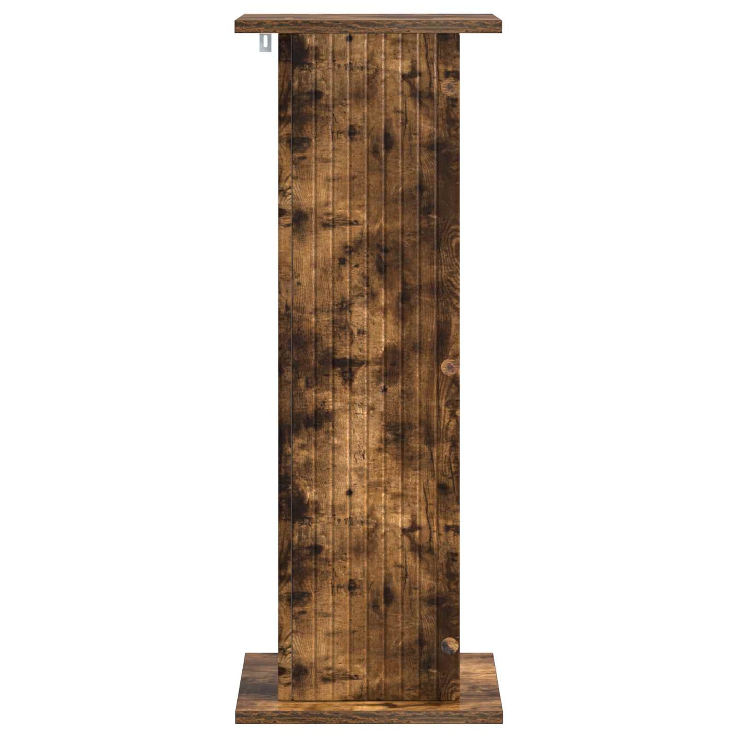 Växtställ 2 pcs Rökt ek 30,5 x 30 x 80,5 cm Konstruerat trä