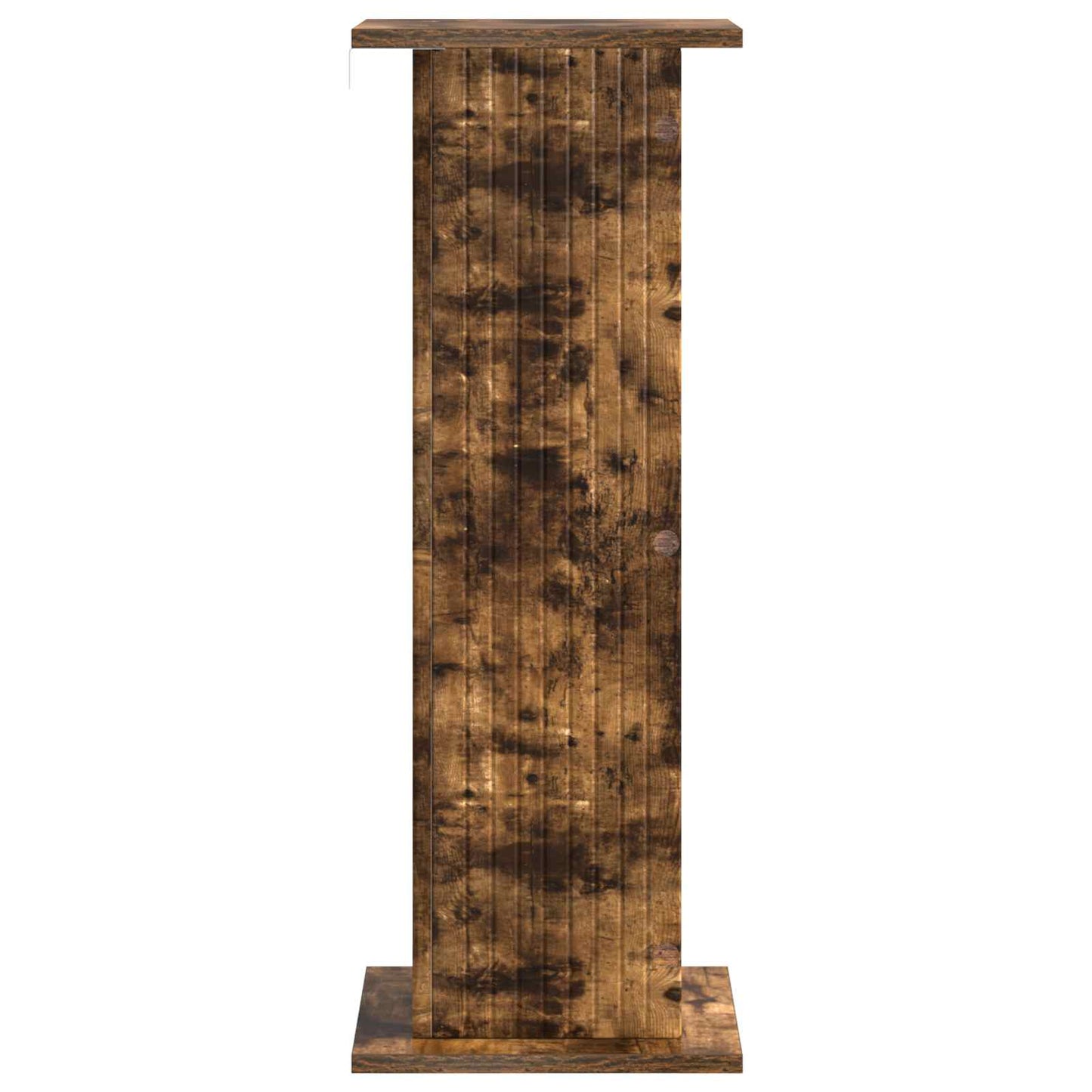 Växtställ 2 pcs Rökt ek 30,5 x 30 x 80,5 cm Konstruerat trä