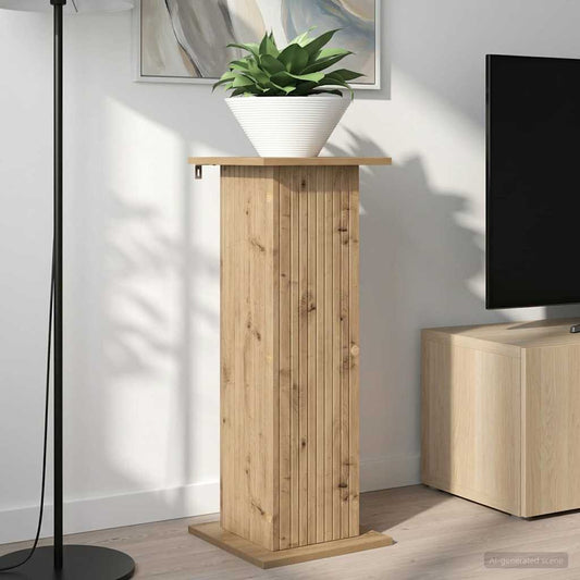 Växtställ 2 pcs Artisan-ek 30,5 x 30 x 80,5 cm Konstruerat trä