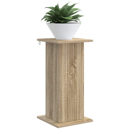 Växtställ 2 pcs Sonoma-ek 30,5 x 30 x 60,5 cm Konstruerat trä