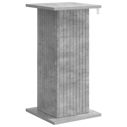 Växtställ 2 pcs Betonggrå 30,5 x 30 x 60,5 cm Konstruerat trä