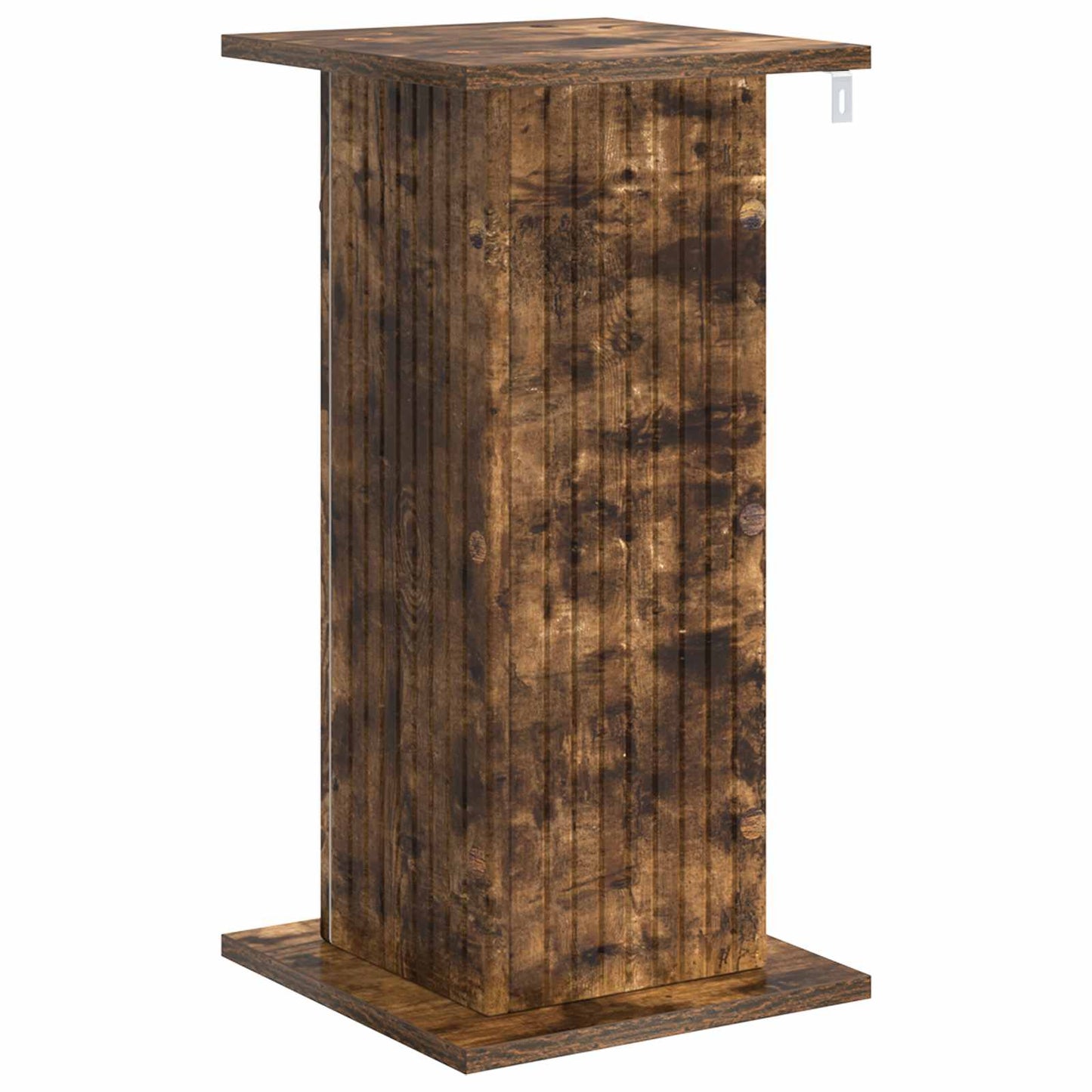 Växtställ 2 pcs Rökt ek 30,5 x 30 x 60,5 cm Konstruerat trä