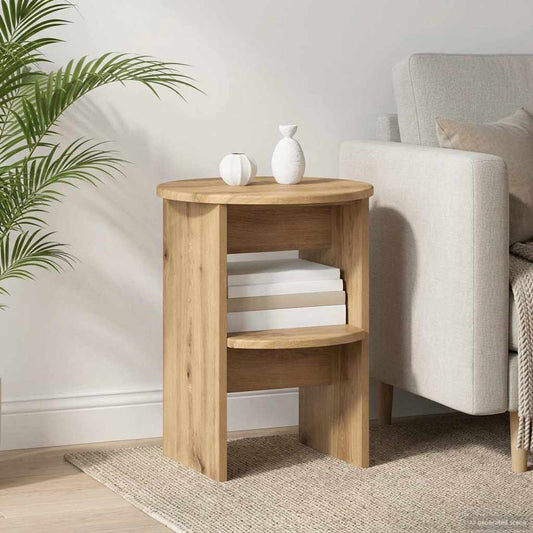 Sidokabinett 2 pcs Artisan Ek Ø40 x 50 cm Konstruerat trä