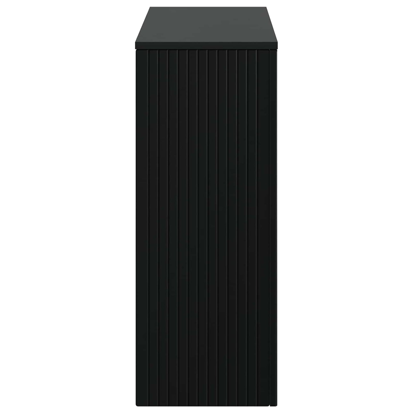 Konsolbord Randig Svart 101 x 29 x 74 cm Konstruerat trä