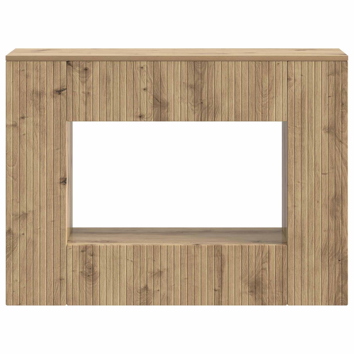 Konsolbord Randig Artisan Ek 101 x 29 x 74 cm Konstruerat trä