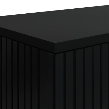 Avlastningsbord Konsollbord Svart 155 x 29 x 74 cm