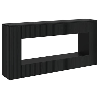 Avlastningsbord Konsollbord Svart 155 x 29 x 74 cm
