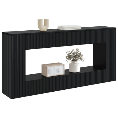 Avlastningsbord Konsollbord Svart 155 x 29 x 74 cm