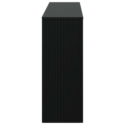Avlastningsbord Konsollbord Svart 155 x 29 x 74 cm