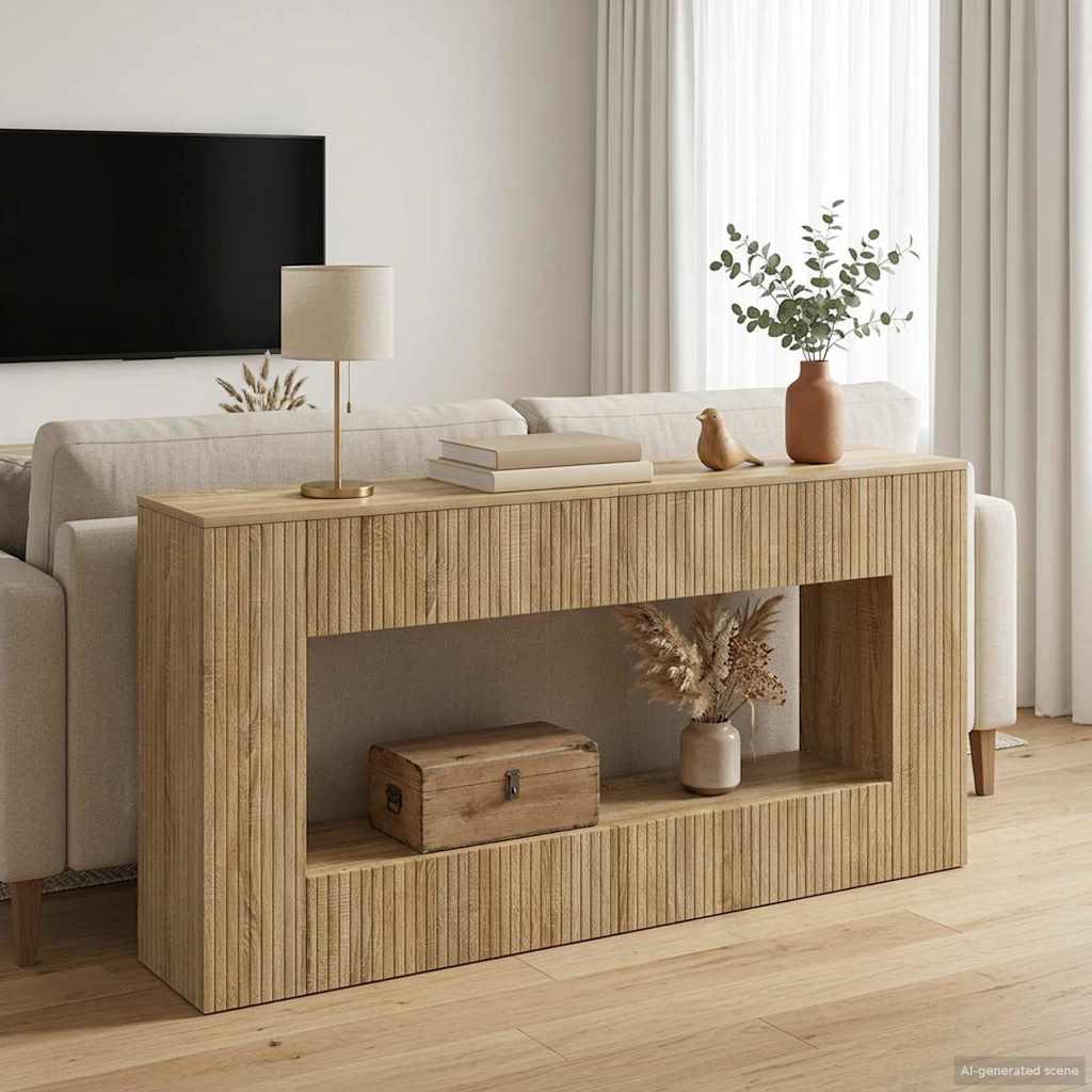 Avlastningsbord Konsollbord Sonoma Ek 155 x 29 x 74 cm