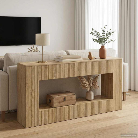 Avlastningsbord Konsollbord Sonoma Ek 155 x 29 x 74 cm