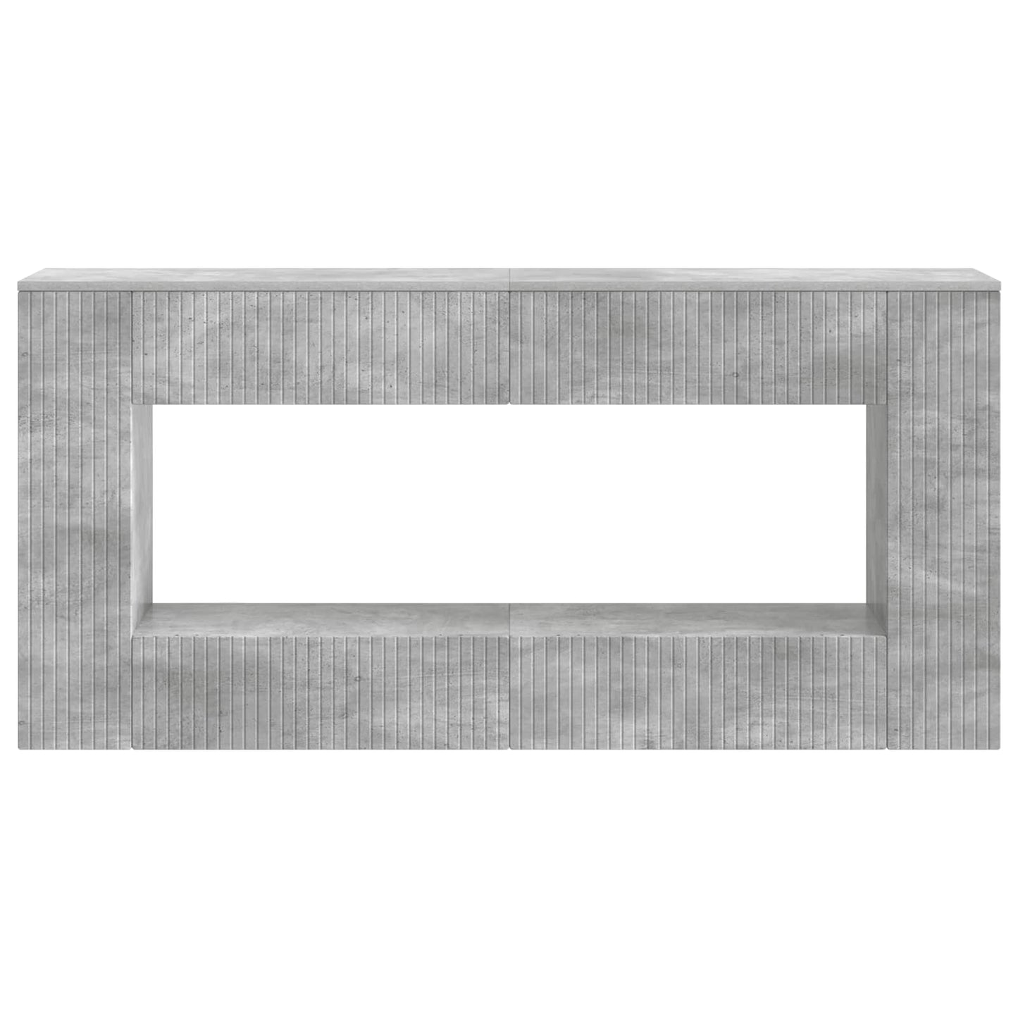 Avlastningsbord Konsollbord Betonggrå 155 x 29 x 74 cm