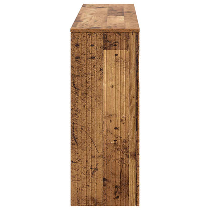 Avlastningsbord Konsollbord Äldrat Trä Randig 155 x 29 x 74 cm