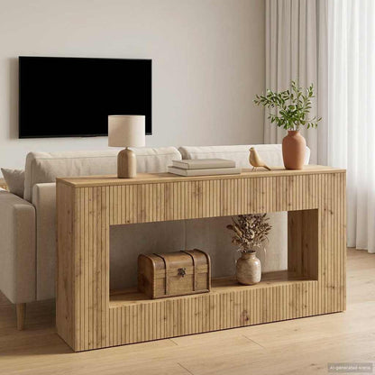 Avlastningsbord Konsollbord Artisan Ek 155 x 29 x 74 cm