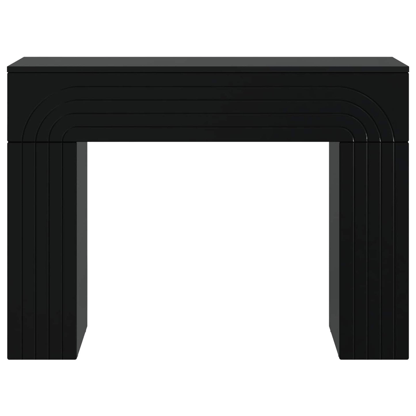 Kaffeebord Svart 102 x 35 x 75 cm Konstruerat trä