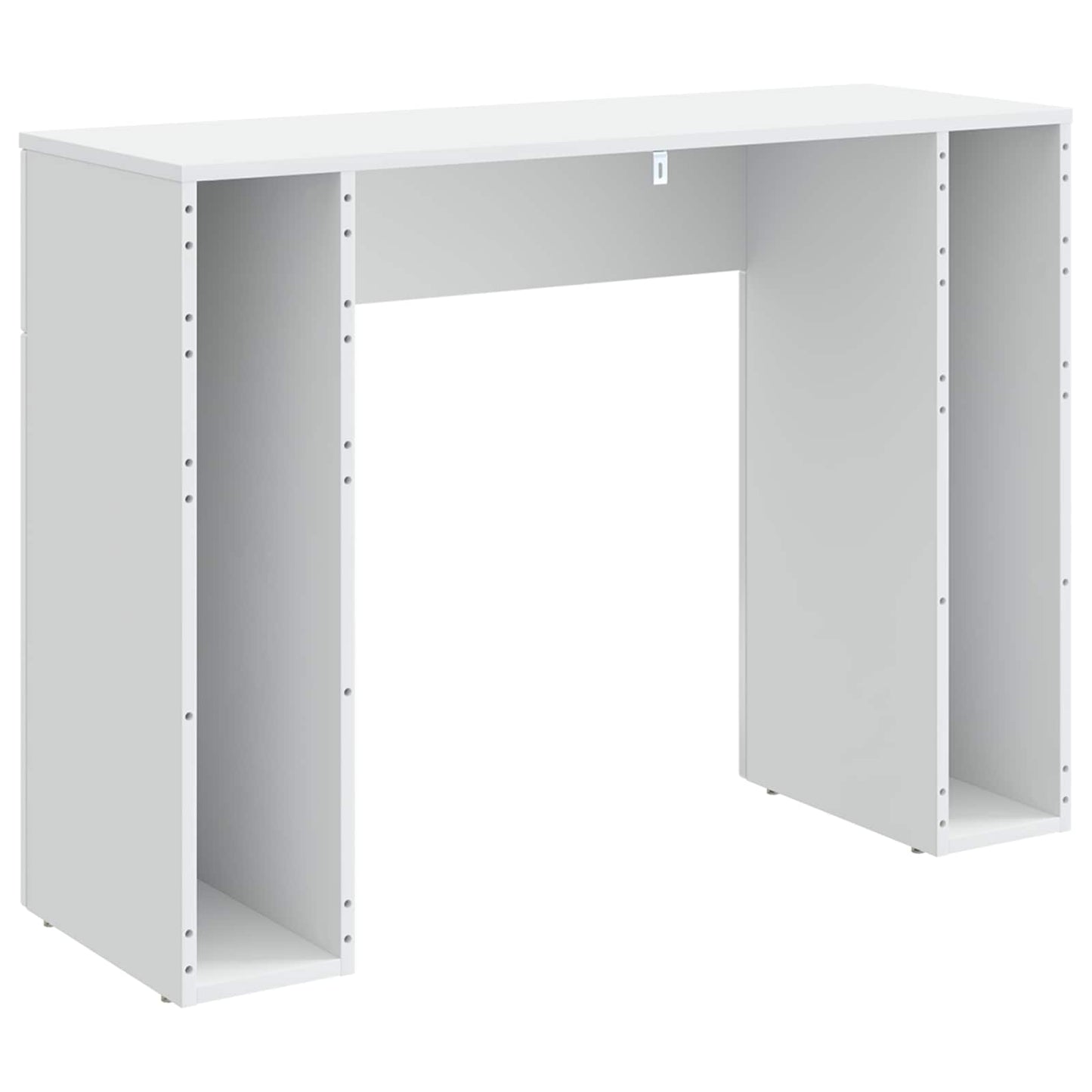 Kaffeebord Vit högglans 102 x 35 x 75 cm Konstruerat trä