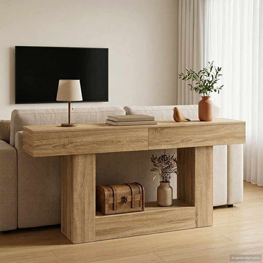 Sonoma-ek 160 x 30 x 74 cm