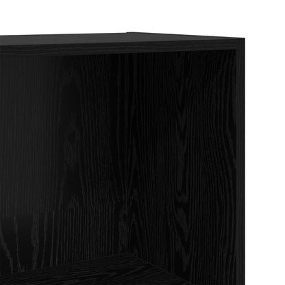 Bokhylla Svart Ek 60 x 30 x 76.5 cm