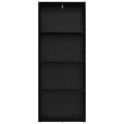 Bokhylla Svart Ek 60 x 30 x 151,5 cm