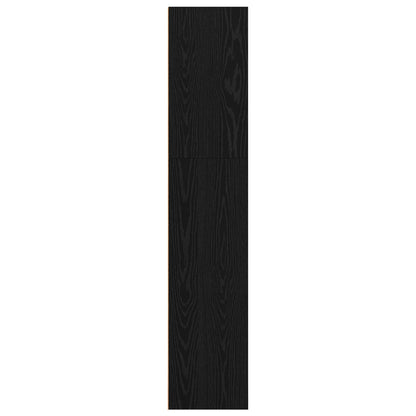 Bokhylla Svart Ek 80 x 30 x 151,5 cm