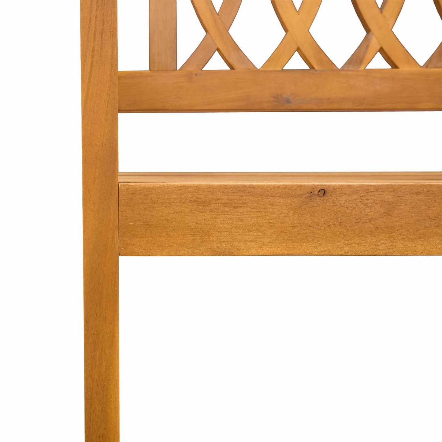 Utomhusbänk Naturlig 180 x 55,5 x 90 cm Massivt Akaciaträ