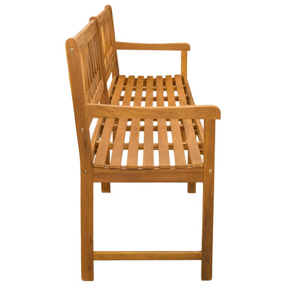 Utomhusbänk Naturlig 220 x 55,5 x 90 cm Massivt Akaciaträ