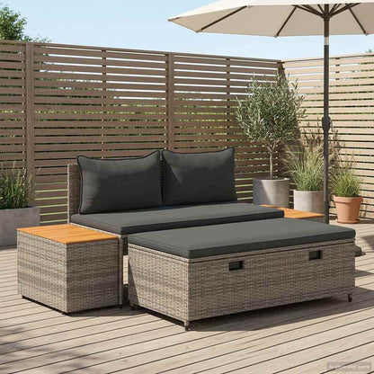 Utomhussoffset 4-Antal sittplatser 4 pcs 55 x 30 x 39 cm