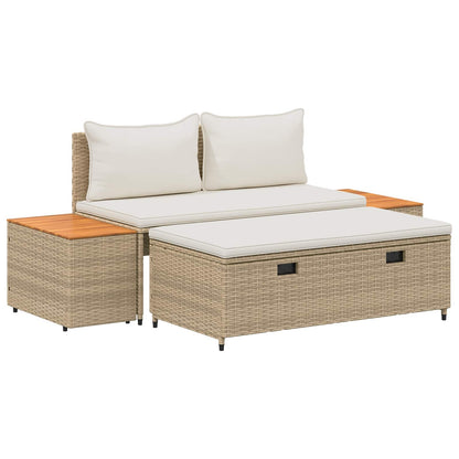 Utomhussoffset 4-Antal sittplatser 4 pcs 55 x 30 x 39 cm