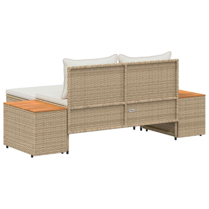 Utomhussoffset 4-Antal sittplatser 4 pcs 55 x 30 x 39 cm