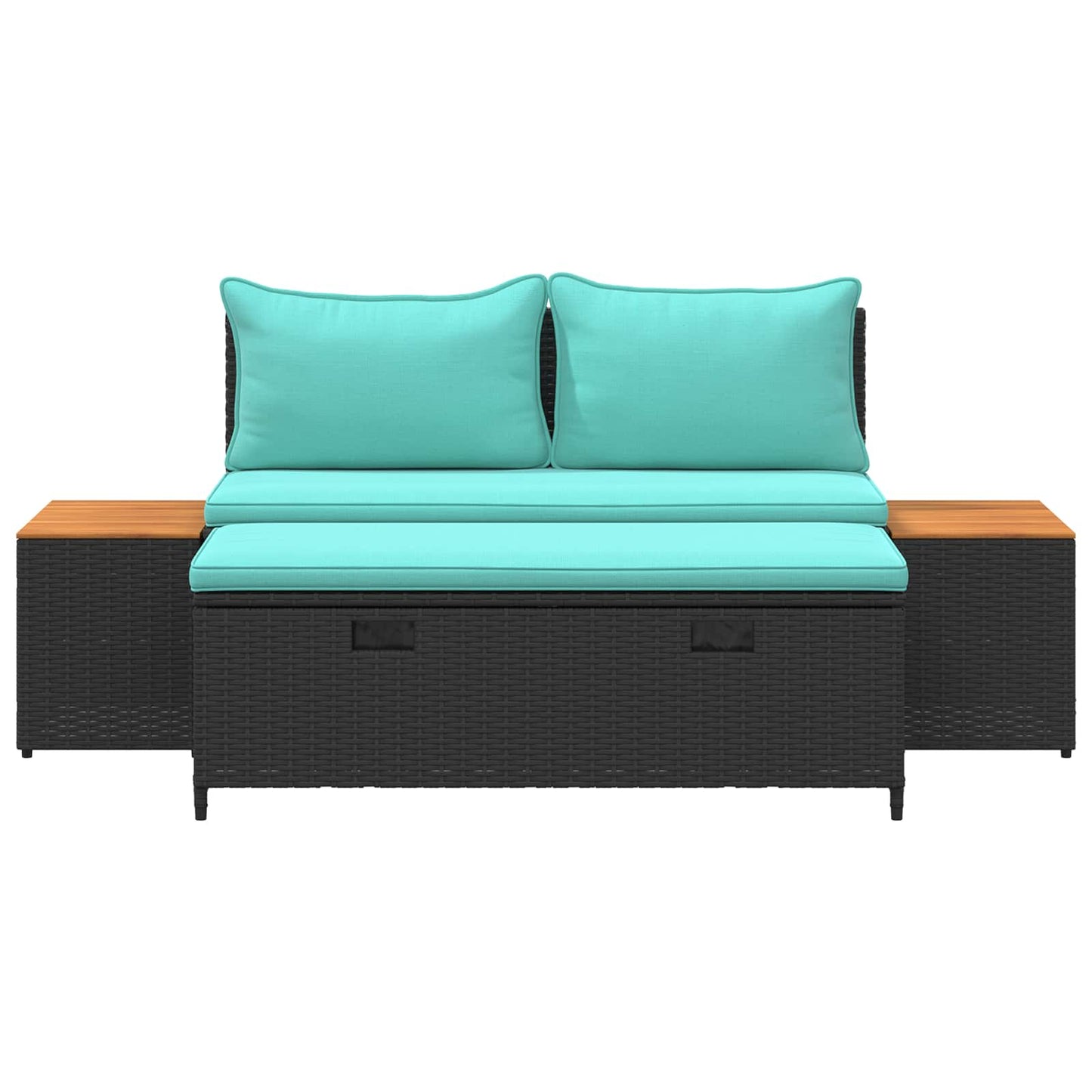 Utomhussoffset 4-Antal sittplatser 4 pcs 55 x 30 x 39 cm