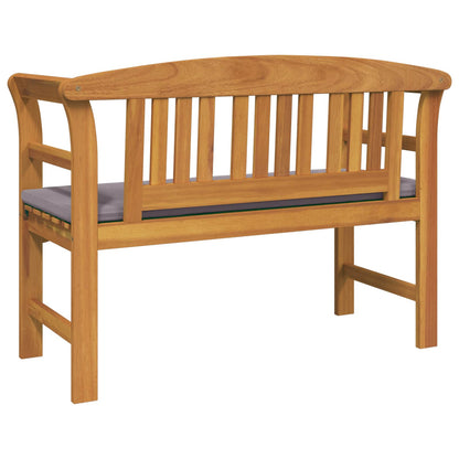 Trädgårdsbänk Trä 114 x 46 x 82,5 cm Massivt Akaciaträ