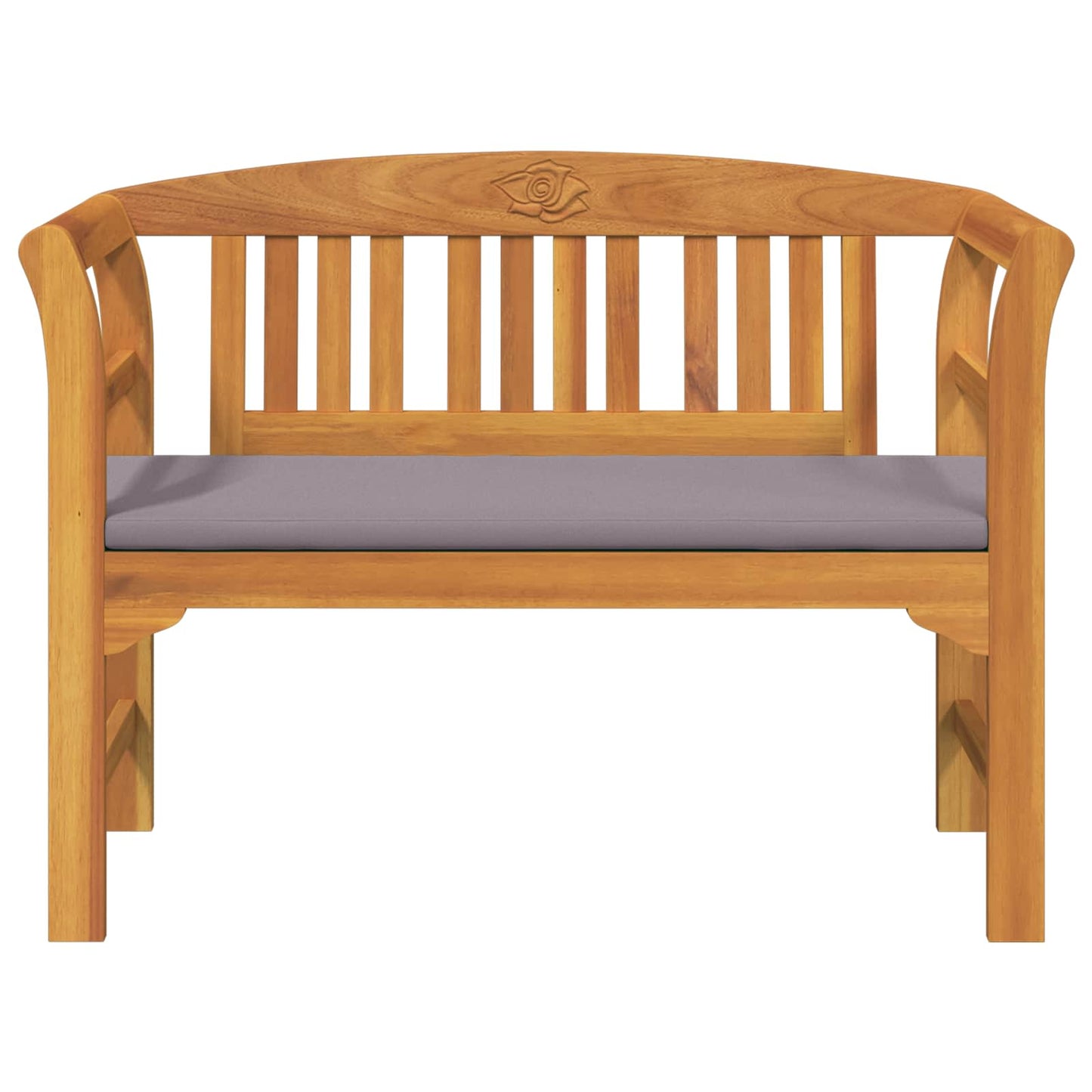 Trädgårdsbänk Trä 114 x 46 x 82,5 cm Massivt Akaciaträ