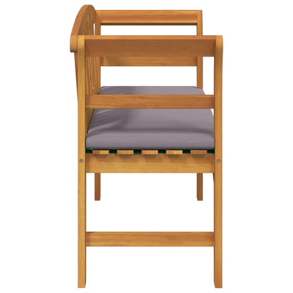Trädgårdsbänk Trä 114 x 46 x 82,5 cm Massivt Akaciaträ