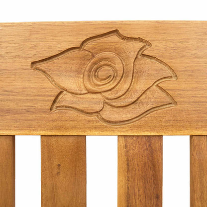 Trädgårdsbänk Trä 157 x 46 x 82,5 cm Massivt Akaciaträ