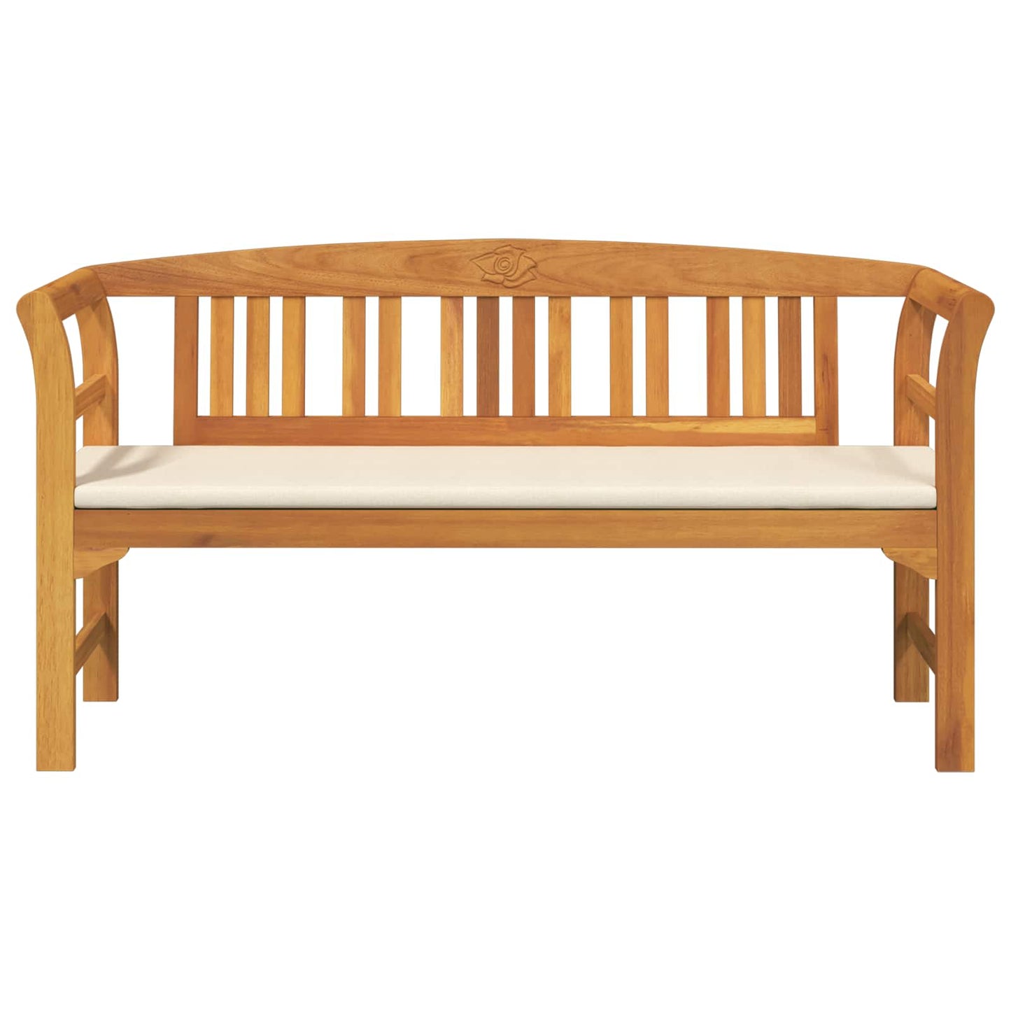 Trädgårdsbänk Trä 157 x 46 x 82,5 cm Massivt Akaciaträ