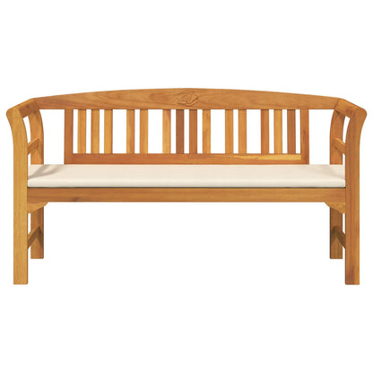 Trädgårdsbänk Trä 157 x 46 x 82,5 cm Massivt Akaciaträ