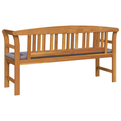 Trädgårdsbänk Trä 157 x 46 x 82,5 cm Massivt Akaciaträ