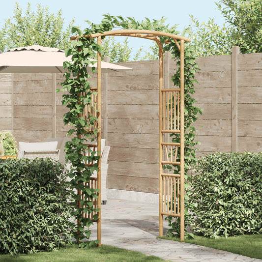 Trädgårdsbåge Naturfärg 110 x 40 x 205 cm Bambus