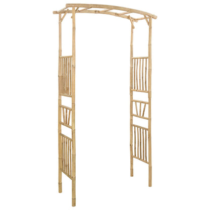 Trädgårdsbåge Naturfärg 110 x 40 x 205 cm Bambus