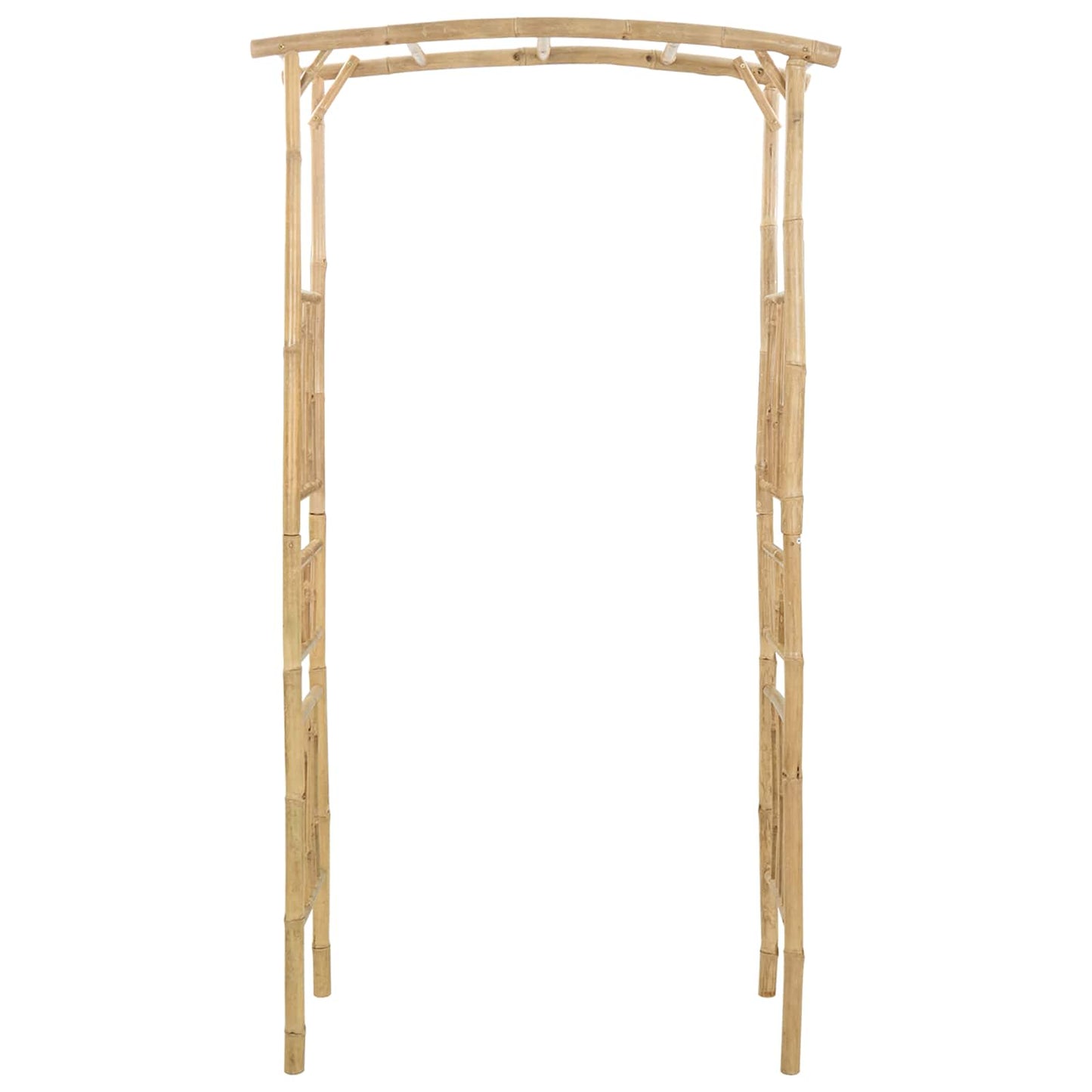 Trädgårdsbåge Naturfärg 110 x 40 x 205 cm Bambus