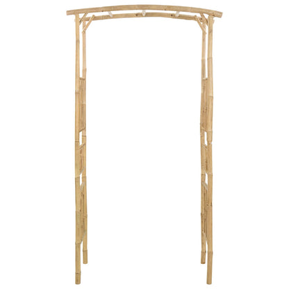 Trädgårdsbåge Naturfärg 110 x 40 x 205 cm Bambus