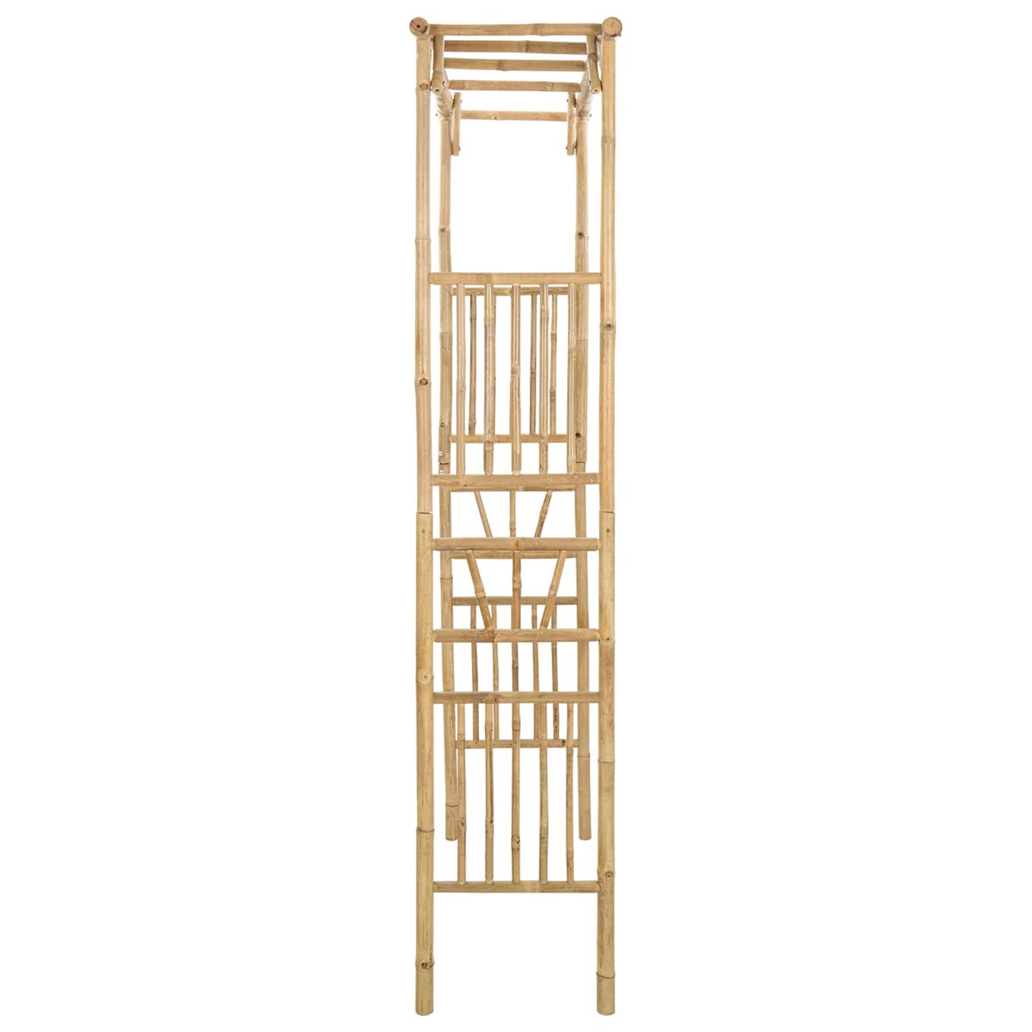 Trädgårdsbåge Naturfärg 110 x 40 x 205 cm Bambus
