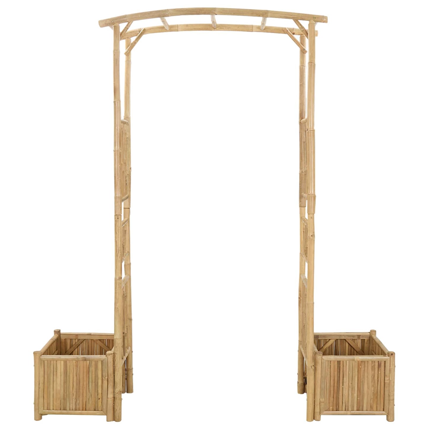 Trädgårdsbåge Naturfärg 177 x 40 x 205 cm Bambus