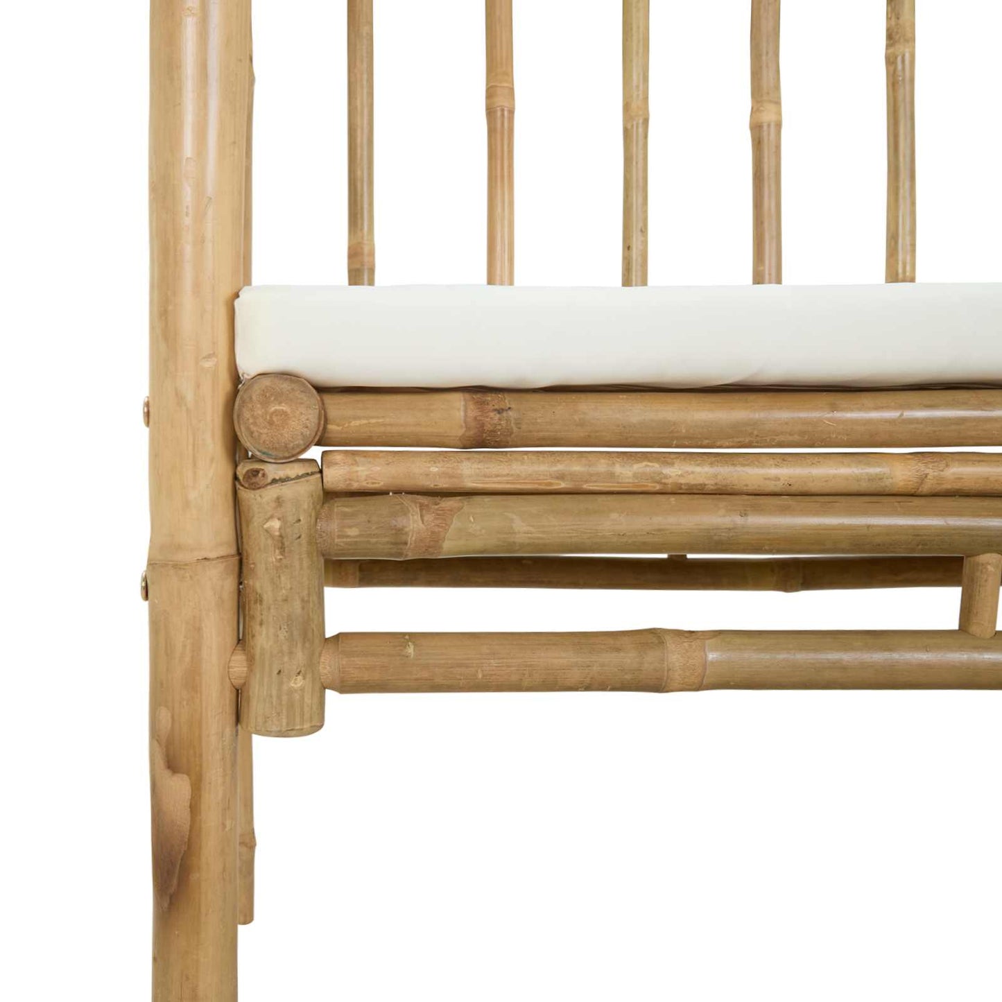 Trädgårdsbåge med bänk Naturfärg 115 x 50 x 205 cm Bambus