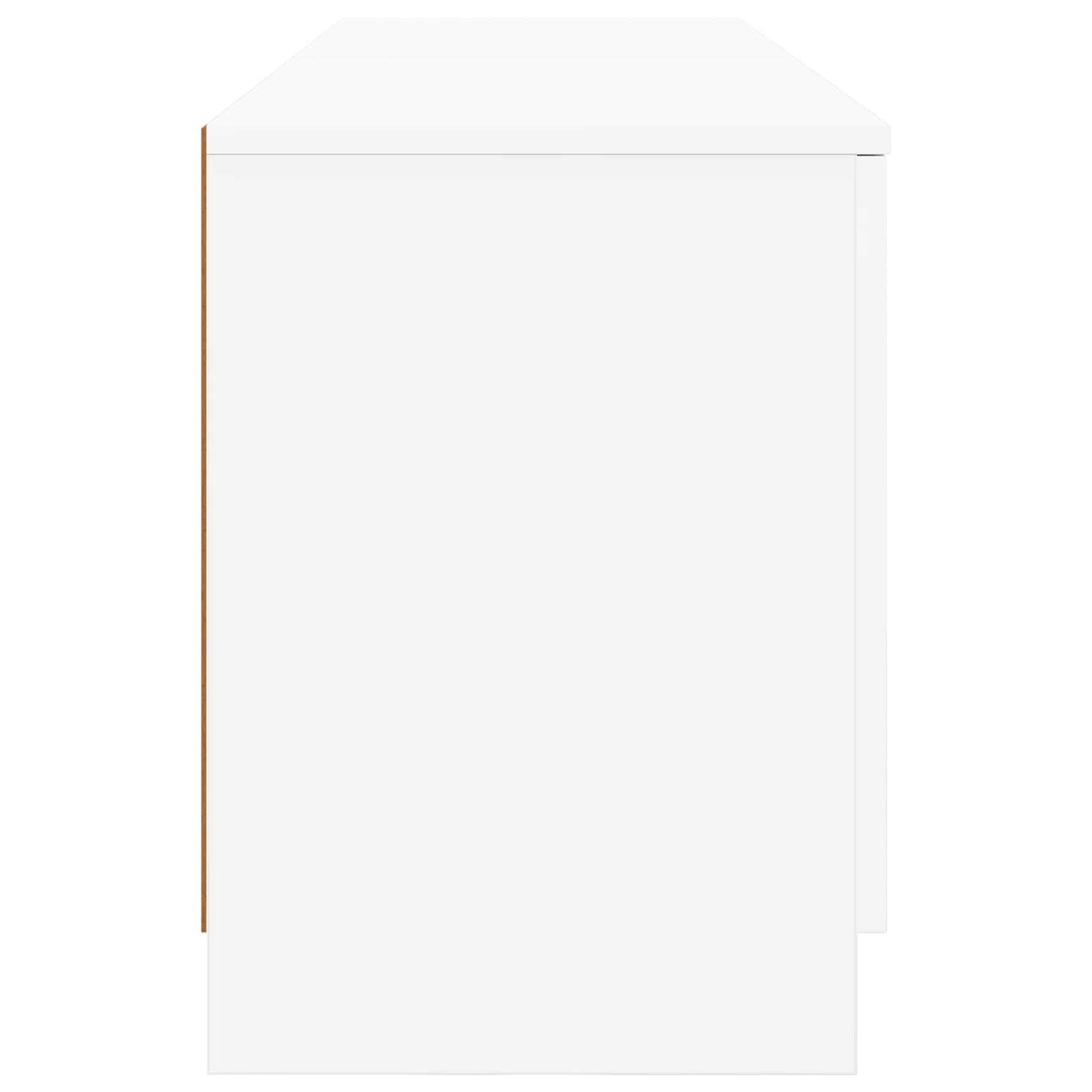 Sängskåp med lagring 2 pcs Vit 66 x 35 x 48 cm Konstruerat trä