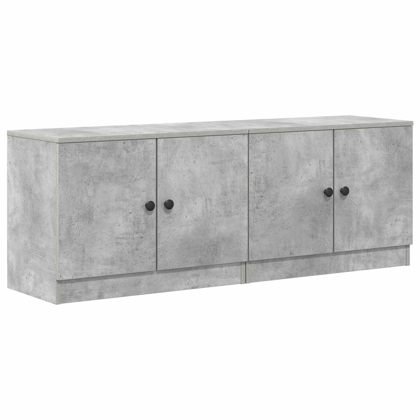 Sängskåp 2 pcs Betonggrå 66 x 35 x 48 cm Konstruerat trä
