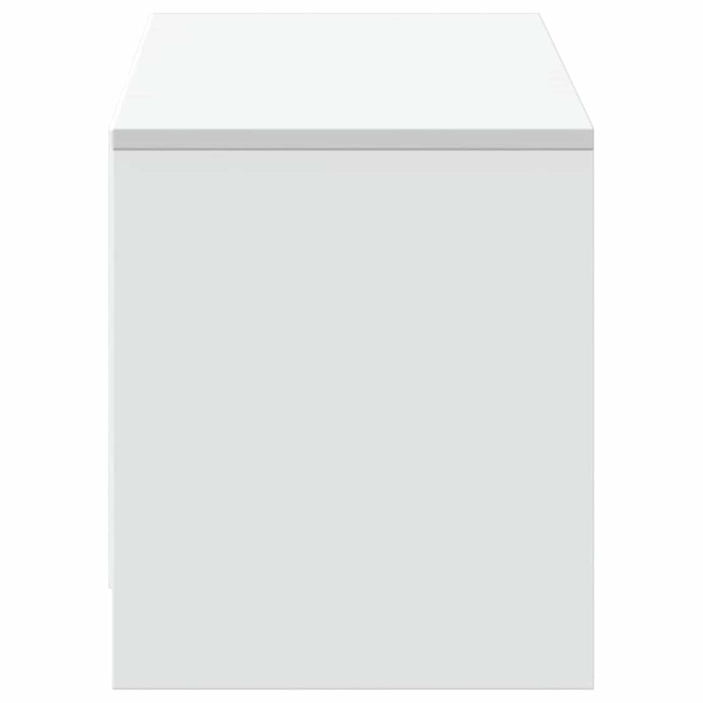 TV-Möbel Vit TV-skåp med led med låda 140 x 34 x 40 cm