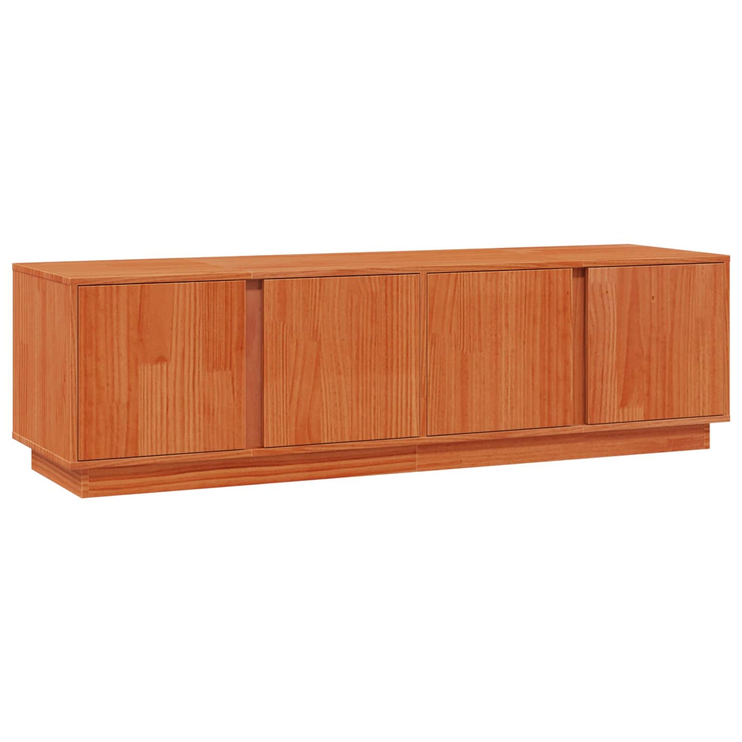 TV-Möbel Brun TV-skåp VaxBrun 140 x 40 x 40 cm Massivt furu