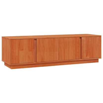 TV-Möbel Brun TV-skåp VaxBrun 140 x 40 x 40 cm Massivt furu