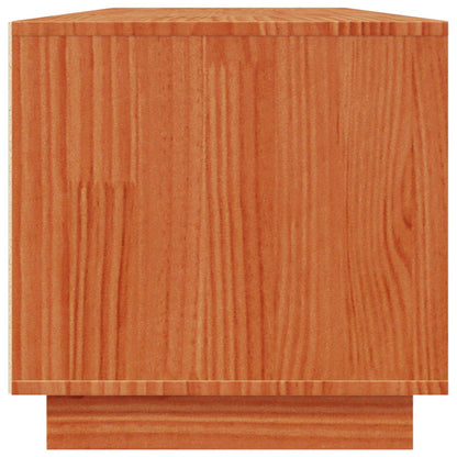 TV-Möbel Brun TV-skåp VaxBrun 140 x 40 x 40 cm Massivt furu